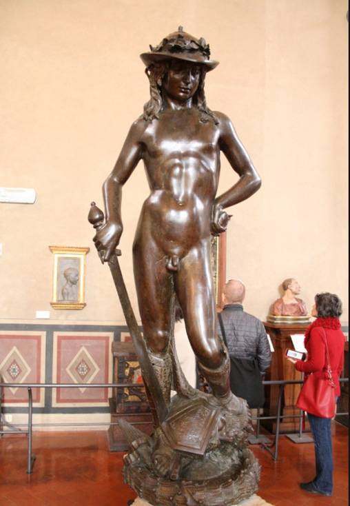 One famous cast bronze statue during Renaissance