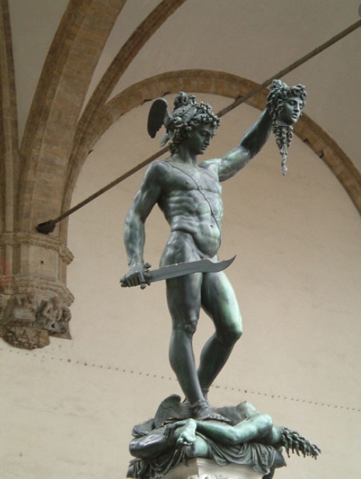 One famous cast bronze statue during Renaissance