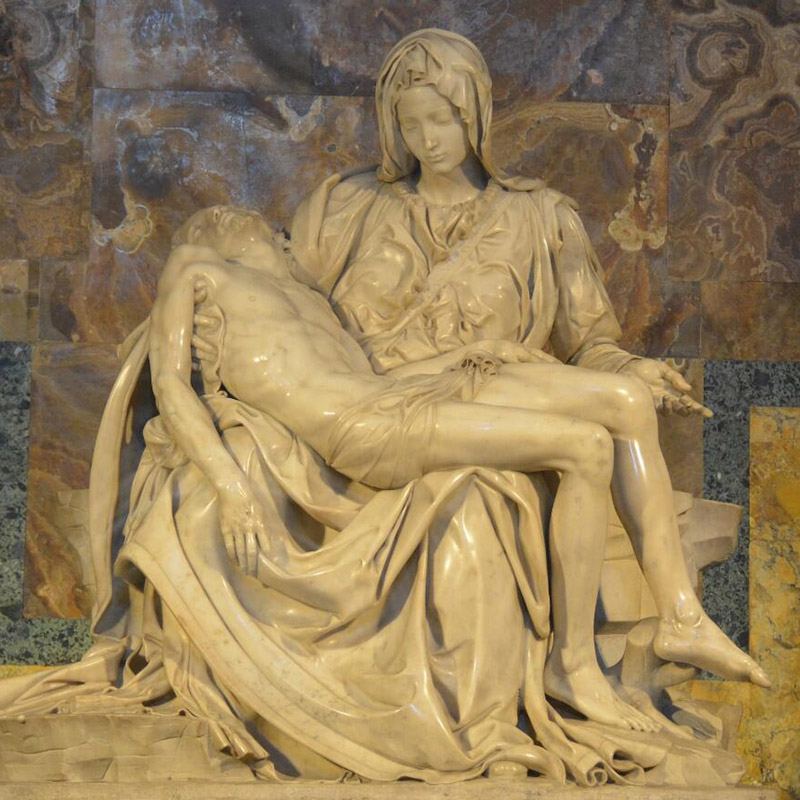 The Pieta bronze sculpture for church