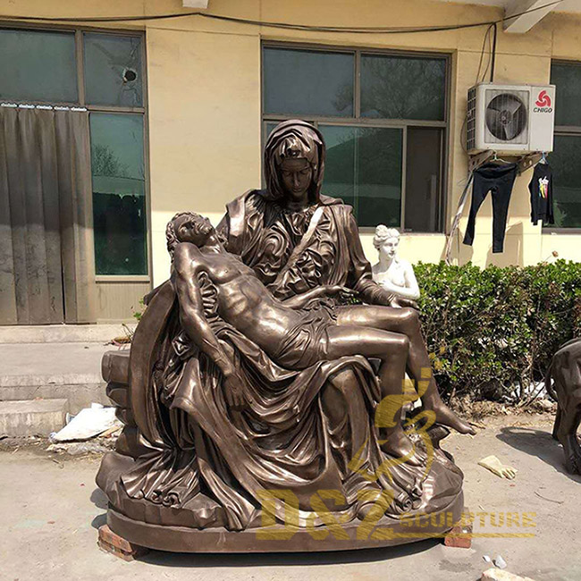 The Pieta bronze sculpture for church