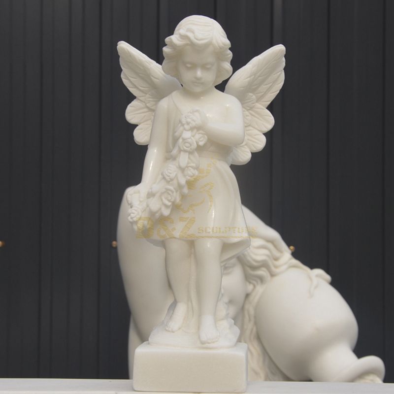 High Quality Beautiful Standing Angel Stone Statue