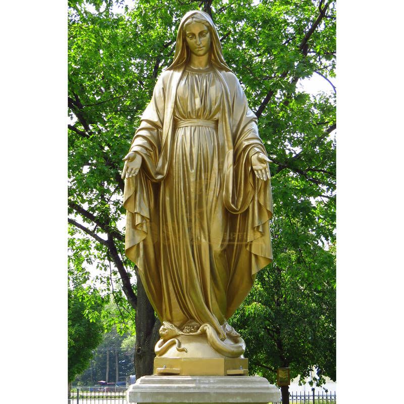 Life Size Bronze Virgin Mary Statue Catholic Statues