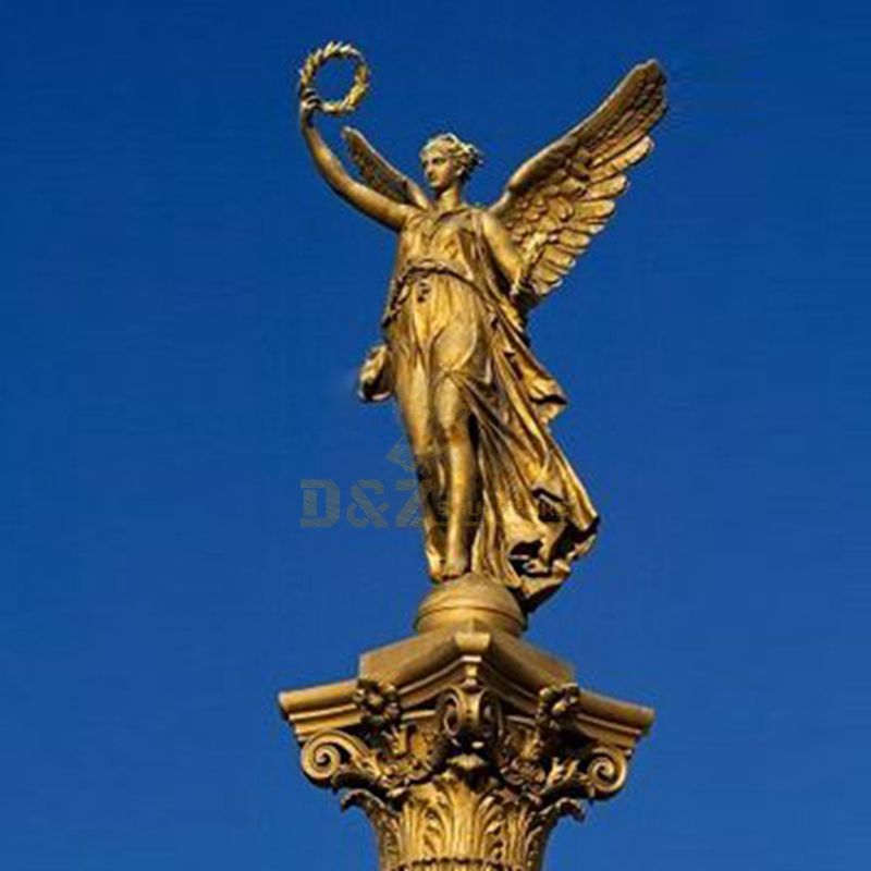 Factory Direct Sale High Quality Bronze Angel Garden Sculpture