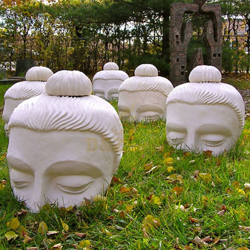 Outdoor Garden Buddha Head Statue