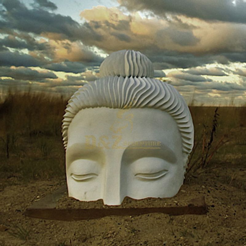 Outdoor Garden Buddha Head Statue